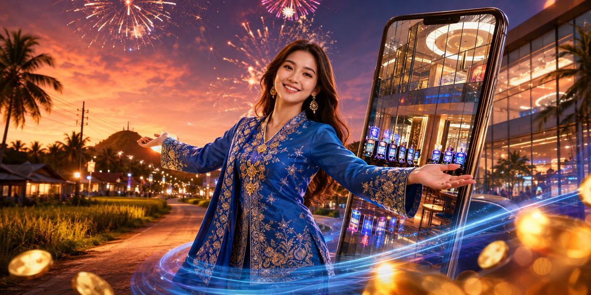 Pengguna dewasa Malaysia dalam pakaian baju kurung membuat deposit bertanggungjawab di platform 650000