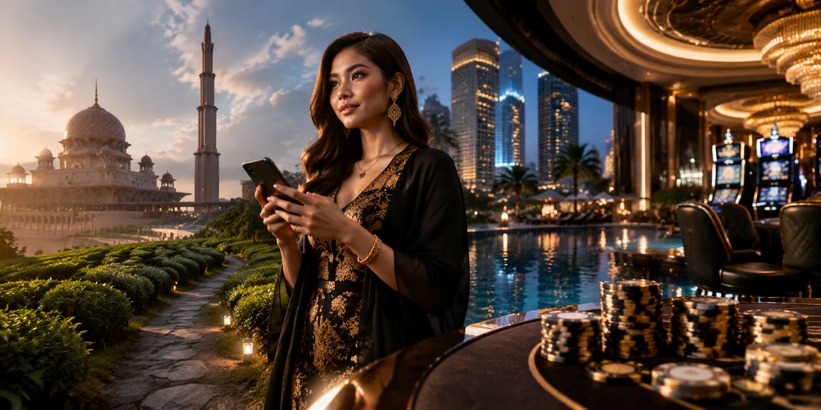 Pengalaman kasino mudah alih di Putrajaya menggunakan telefon pintar